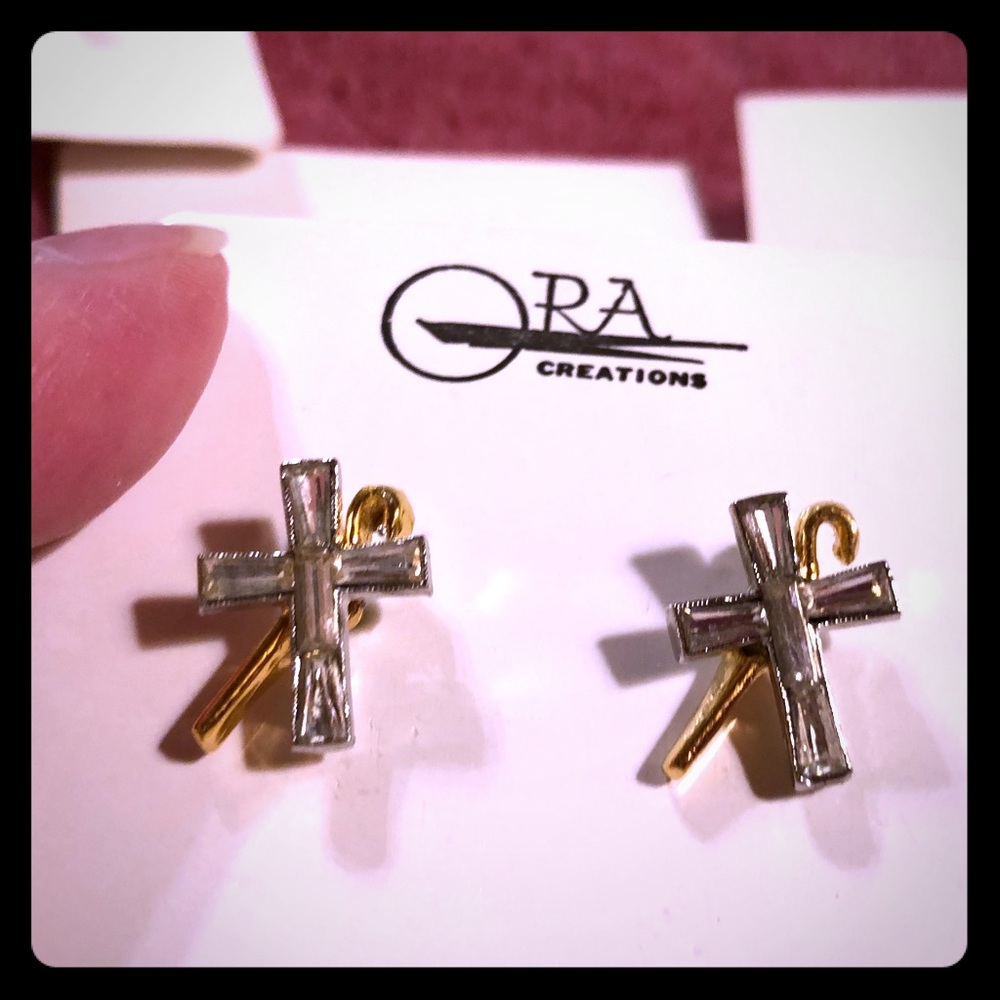 ✝️ Order of the White Shrine CLIP Earrings